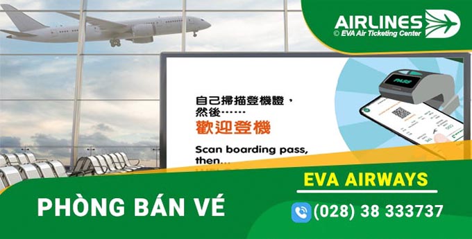 phòng bán vé eva air